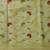 Green woven cotton blend traditional saree with blouse piece