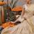 Beige plain silk blend ethnic saree with blouse piece