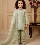 pista pure gmy silk salwar suit set with heavy embroidery 3 mm sequence & coding dori work - designer party wear