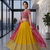 Elegant Pink Embroidered Blouse & Dupatta with Mustard Lehenga 