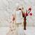 off white pure gmy silk with heavy embroidery sequence work - designer party wear