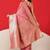Pink woven art silk traditional saree with blouse piece