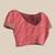 Pink woven art silk traditional saree with blouse piece