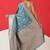 Teal woven art silk traditional saree with blouse piece