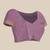 Lavender woven art silk traditional saree with blouse piece
