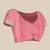 Pink woven art silk traditional saree with blouse piece
