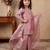 pink pure gmy silk salwar suit set with heavy embroidery 3 mm sequence & coding dori work - designer party wear