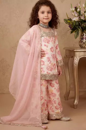 multi heavy chinon salwar suit set with embroidery sequnece work with digital print work - designer party wear