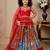 multi heavy chinon silk with embroidery siqunce work - designer party wear