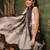 Black printed cotton blend ethnic saree with blouse piece