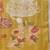 Mustard printed silk cotton ethnic saree with blouse piece