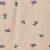 Cream printed silk blend ethnic saree with blouse piece