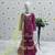purple heavy fox georgette with embroidery sequence work - designer party wear