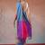 Multicolor woven art silk traditional saree with blouse piece