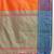 Orange woven art silk traditional saree with blouse piece