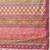 Yellow printed cotton blend ethnic saree with blouse piece