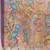 Purple printed cotton blend ethnic saree with blouse piece