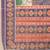 Purple printed cotton blend ethnic saree with blouse piece