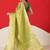 Lime woven tissue party wear saree with blouse piece