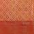 Golden woven silk blend ethnic saree with blouse piece