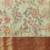 Green printed silk blend ethnic saree with blouse piece