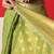 Lime woven tissue party wear saree with blouse piece