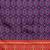 Blue printed silk blend ethnic saree with blouse piece