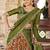 Rich Rust Orange Kalamkari Print Silk Marriage Wear Half Saree Lehenga