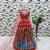 multi heavy chinon silk with embroidery siqunce work - designer party wear