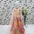 multi heavy chinon silk with soft printed work - designer party wear