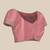 Pink woven art silk traditional saree with blouse piece