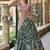 Magnetic Green Kalamkari Print Silk Traditional Half Saree Lehenga