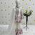 off white heavy chinon silk salwar suit set with embroidery sequence work - designer party wear