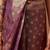 Purple woven tissue party wear saree with blouse piece