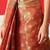 Copper woven tissue party wear saree with blouse piece