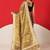Olive woven tissue party wear saree with blouse piece