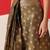 Olive woven tissue party wear saree with blouse piece