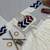 White Navratri Lehenga Choli Set with Multicolor Zig Zag Print & Heavy Dupatta