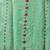 Green woven cotton blend traditional saree with blouse piece