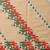 Beige embroidered pure cotton ethnic saree with blouse piece