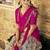 Fantastic Cream Kalamkari Print Silk Event Wear Half Saree Lehenga
