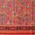Red printed silk cotton ethnic saree with blouse piece