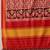 Mustard printed silk cotton ethnic saree with blouse piece