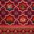Orange printed silk blend ethnic saree with blouse piece