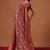 Red woven art silk traditional saree with blouse piece