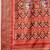 Red woven art silk traditional saree with blouse piece