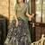 Glamorous Black Kalamkari Print Silk Festive Wear Half Saree Lehenga
