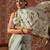 Off white printed art silk ethnic saree with blouse piece