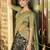 Glamorous Black Kalamkari Print Silk Festive Wear Half Saree Lehenga