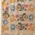 Golden woven silk blend ethnic saree with blouse piece